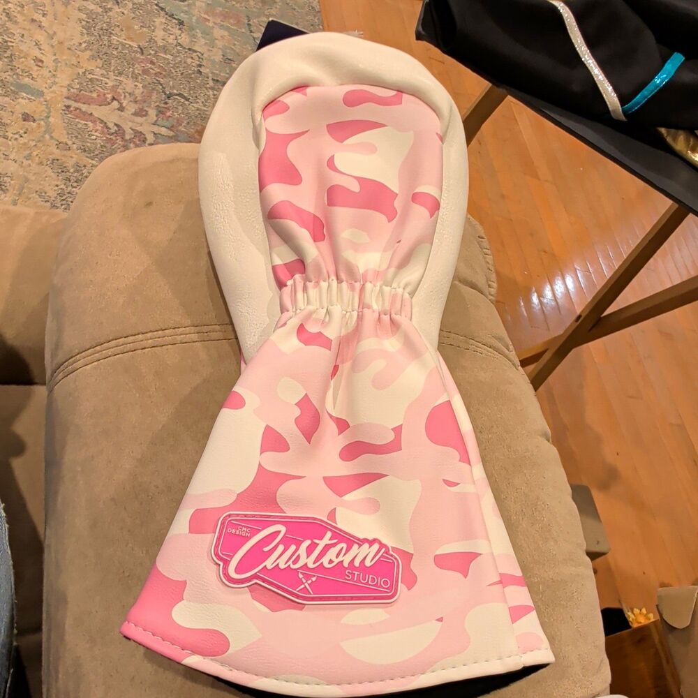CMC Design Ladies Pink/White Camo Driver Head Cover ICU59730PNK-DR